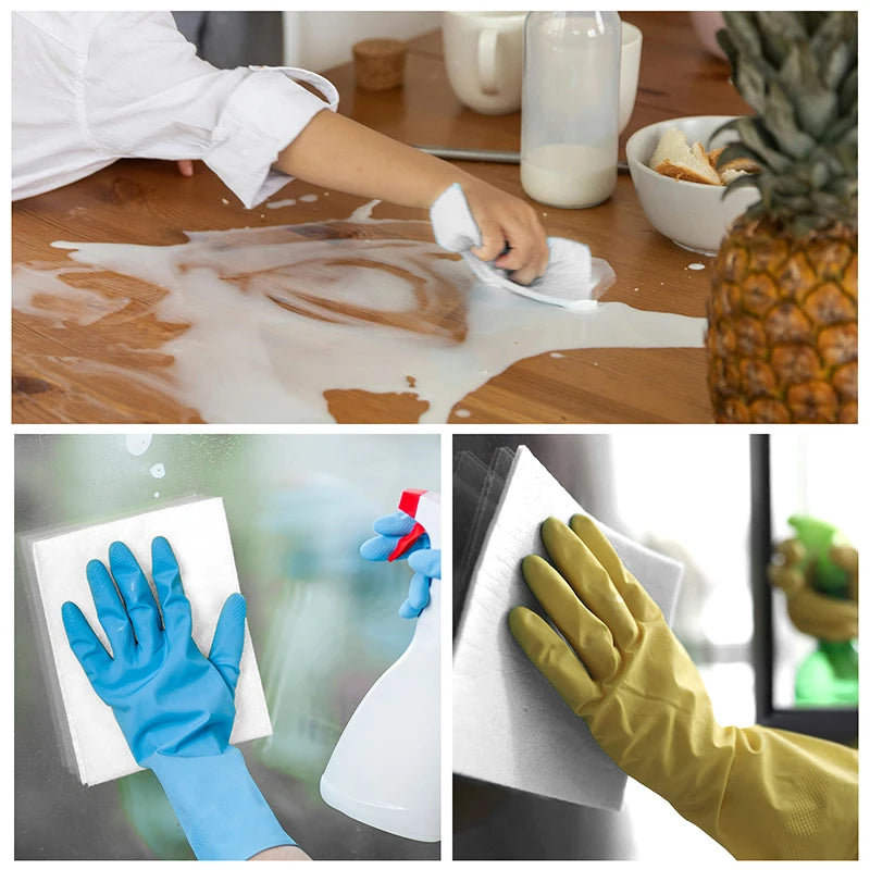 10PCS Cleaning Sponge Sheet 4x Compression Melamine Sponge Eraser Kitchen Bathroom Cleaning Sponges High Density Sponge Cleaner