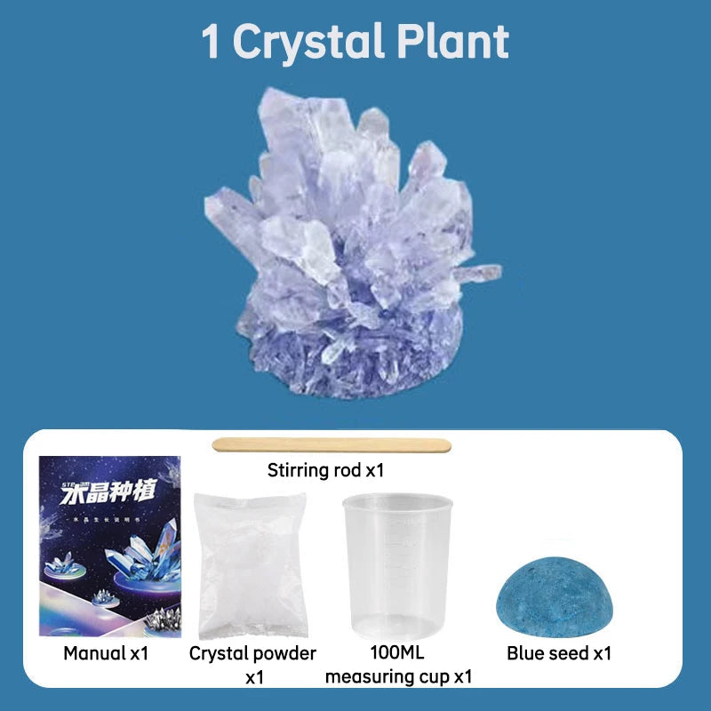 Crystal Planting Diy Scientific Experiment Set Fun, Parent-Child Communication On Chemical Crystallization Principles