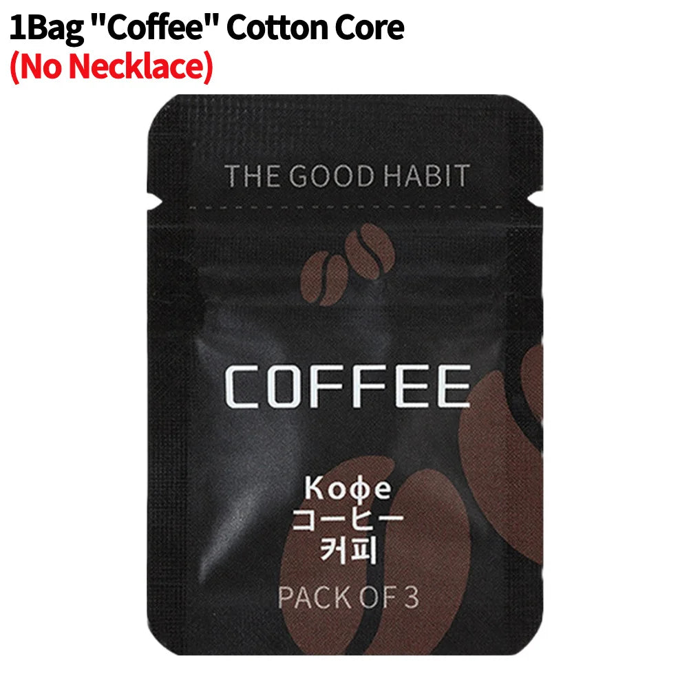 Breathing Necklace with Filter Cotton Quitting Smoking Meditation Pendant Wear Resist Quit Smoking Necklace Stop Smoking Aids