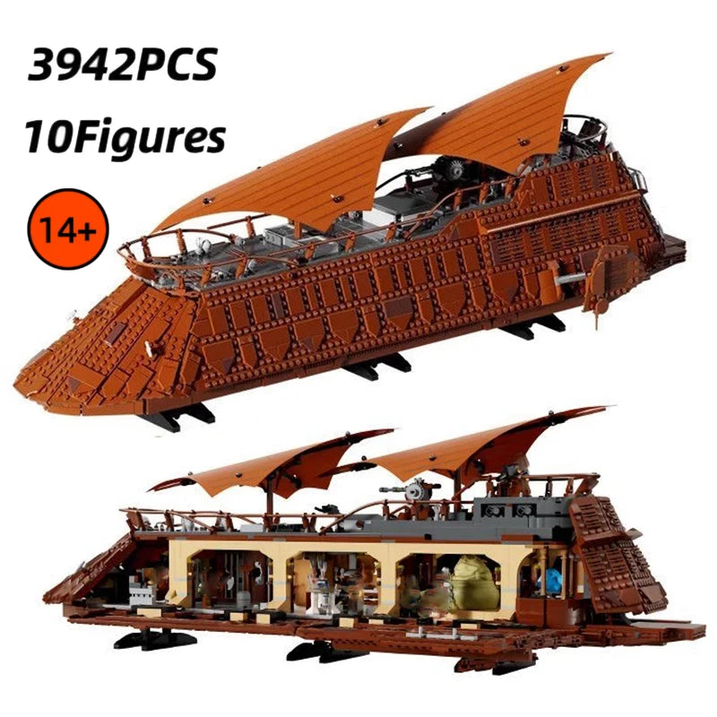 MINISO FIT 75397 Sail Barge Building Block Classic Sailboat Model Bricks Assembly Toys For Kids Adult Birthday Christmas Gifts