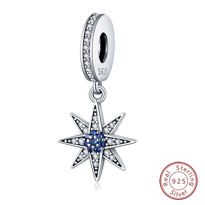 100% Real 925 Sterling Silver Classic Devil's Eye Charms Beads For Women Fit Original Qikaola Bracelets Fine DIY Jewelry Making