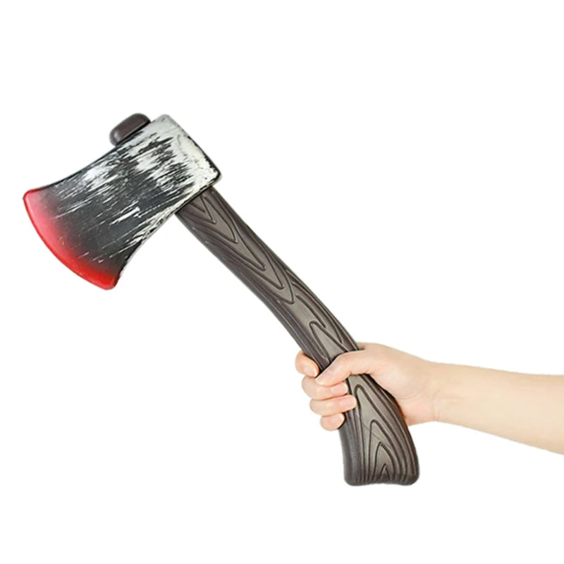 Halloween Fake Bloody Weapons Plastic Knife Axe Sickle Horror Weapons Cosplay Party Props Halloween Decorations Kids Favor Toy