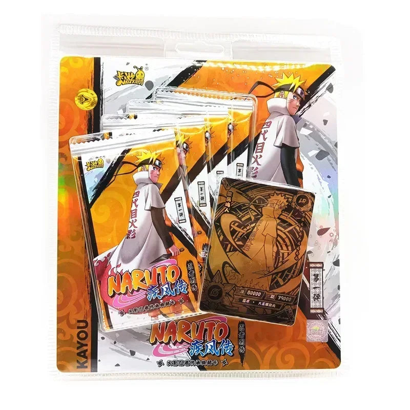 New KAYOU Naruto Card T4w6 Array Chapter Rare BP SE MR Cards Anime Character Collection Cards Kids Toys Halloween Christmas Gift
