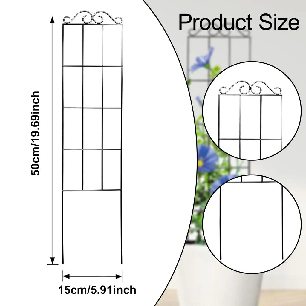 Garden Trellis for Climbing Plants,Flowers Stand,Plant Stake,Rustproof Plant