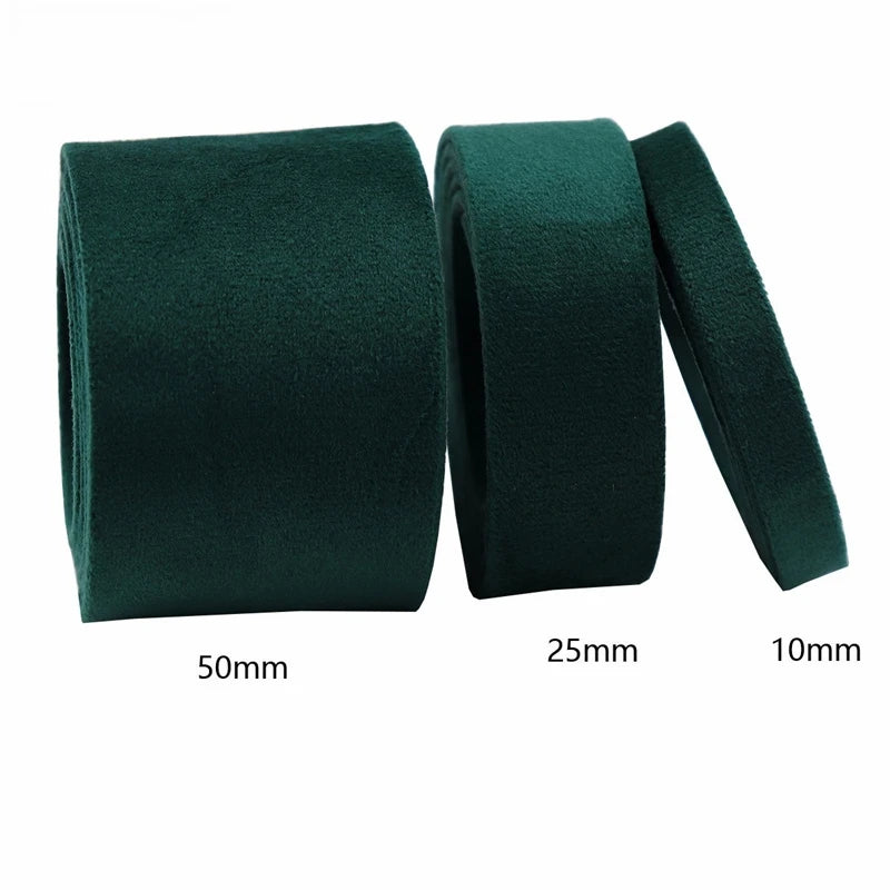 1m Velvet Fabric Ribbon for DIY Hair Bow Pet Rope Accessory Materials Decorative Ribbons for Crafts