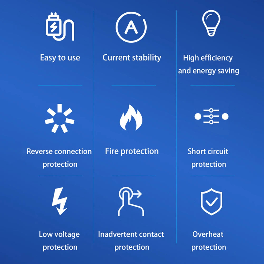 Car Motorcycle Battery Charger Multiple Protection Moto Car Small Battery Charge Device Intelligent Current Voltage Adjustment