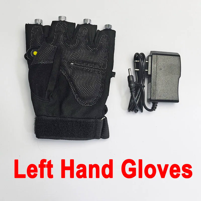 2 in 1 RGB Laser Gloves Include Green Red Blue Laser Flash Finger LED Robot Costume Bar Nightclub DJ Stage Laser Show Props