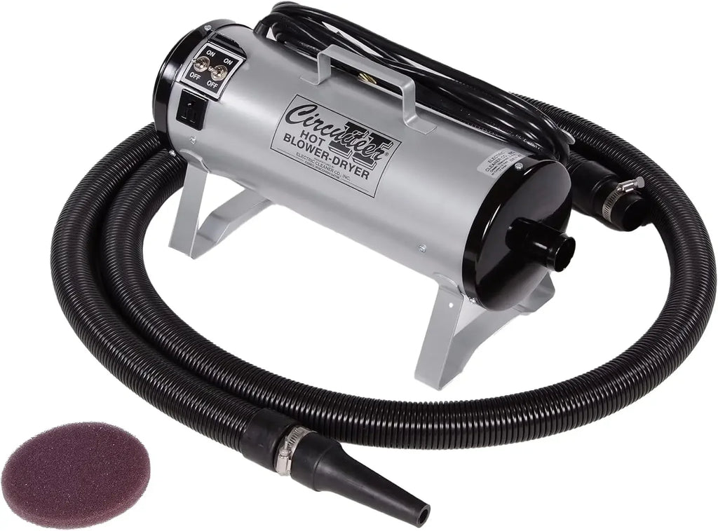 ECC Circuiteer II Portable Livestock Blower Dryer - 2-Speed Air for Cattle & Pet Grooming, Pink