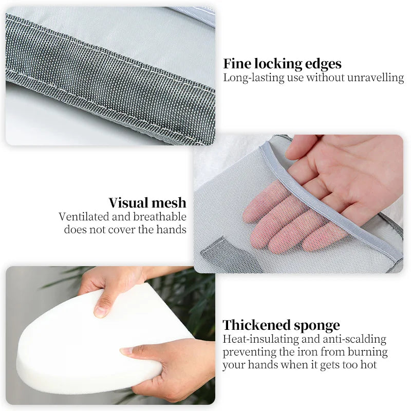 Handheld Mini Heat Resistant Ironing Pad Board Small Home Ironing Gloves Hanging Ironing Machine Steamer Ironing Gloves