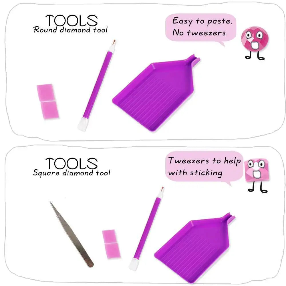 Huacan Diamond Painting Elephant Lion Diy Full Mosaic Art Rhinestone Embroidery Africa Wild Animal Picture Wall Decor