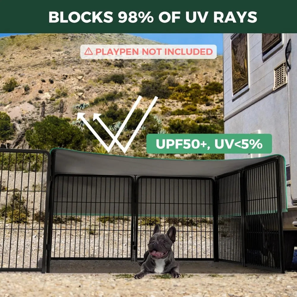 Sun Shade Specialized for Dog Playpen (Not Suitable for Other Brands),