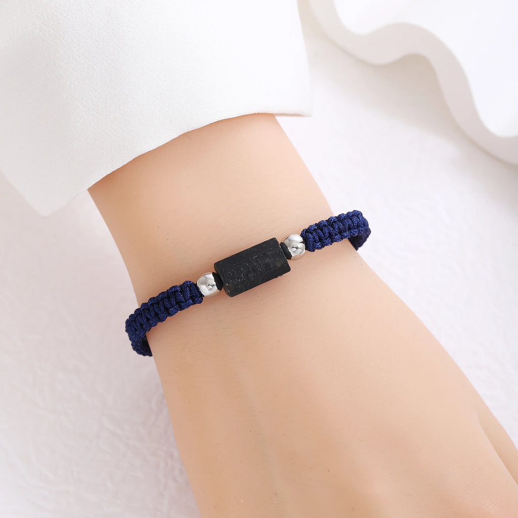 Black Tourmaline natural Bracelet for Men Women Healing Crystal Handmade Stretch Natural Stone Beaded Adjustable Jewelry Gift