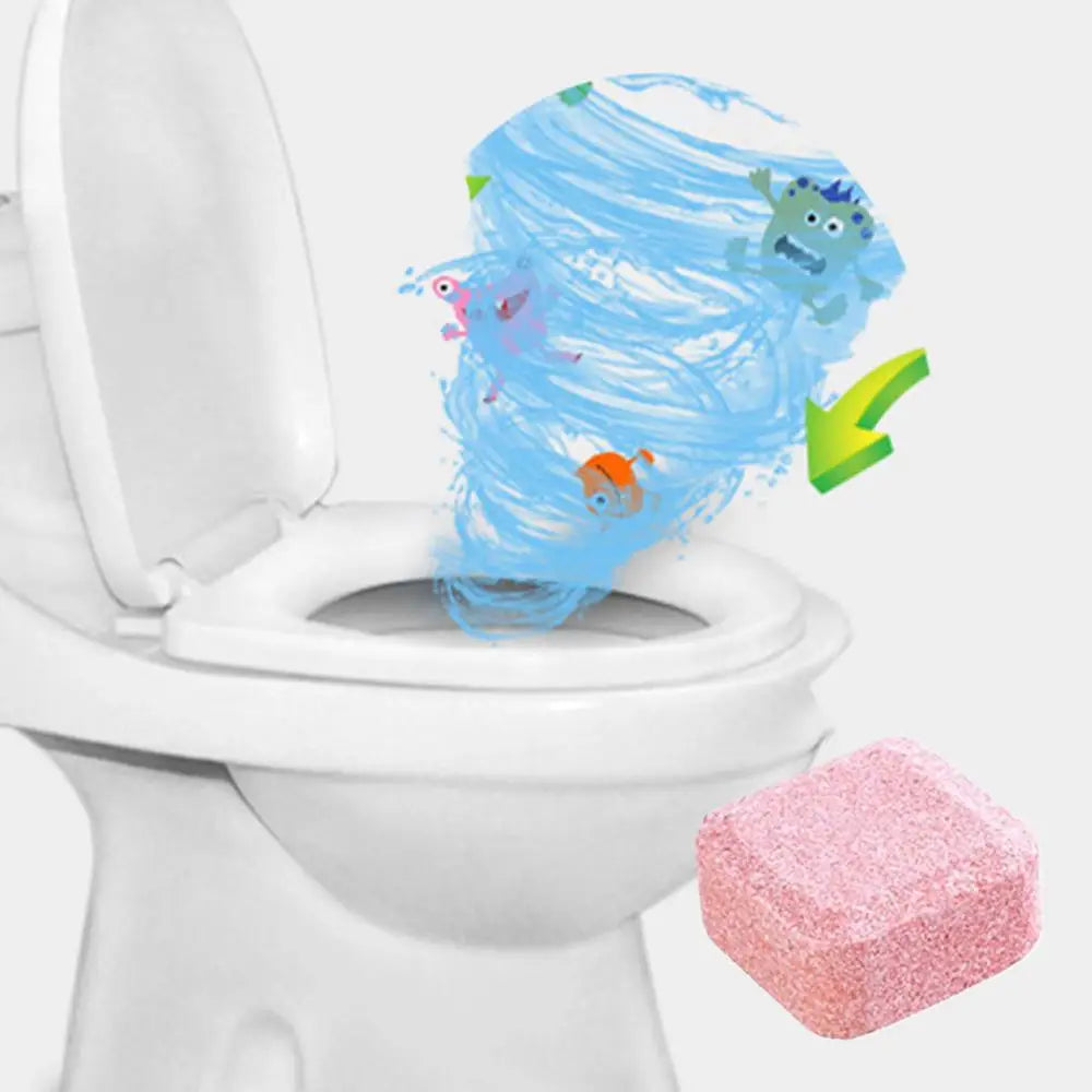 1/5Pcs Toilets Cleaning Effervescent Tablet Toilet Remover Urine Stain Cleaning Dirt Yellow Cleaner Batnroom Home Deodorant W6Q2