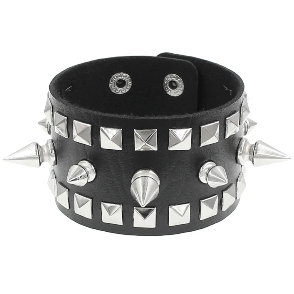 Fashion Gothic Punk Retro Multi Chain Street Dance Bracelet For Halloween Cosplay Christmas Party Birthday Lovers Gifts