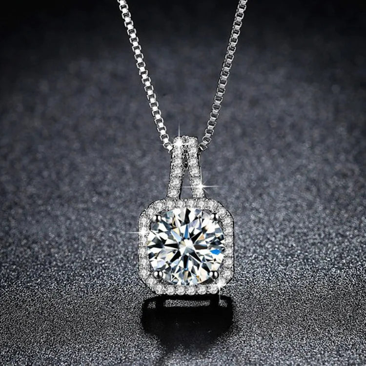 925 Sterling Silver AAA Zircon Necklace Chain High Quality Fashion Jewelry For Women Men Wedding Birthday Party Gift