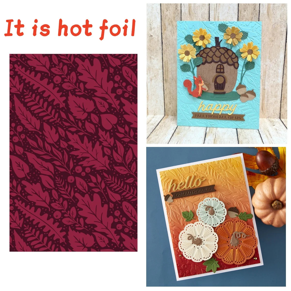 New Pumpkin ghost Acres Metal Cutting Dies Clear Stamps Gilded Weave Hot Foil Stencil Wax for DIY Making Card Craft Autumn 2025