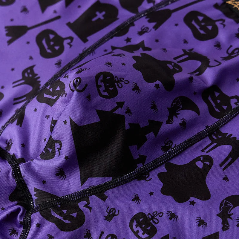 Funny Halloween Print Youth Boxer Panty Breathable Antibacterial Bag Mens Underwear Elastic Seamless Male Boxer Shorts Boyshorts