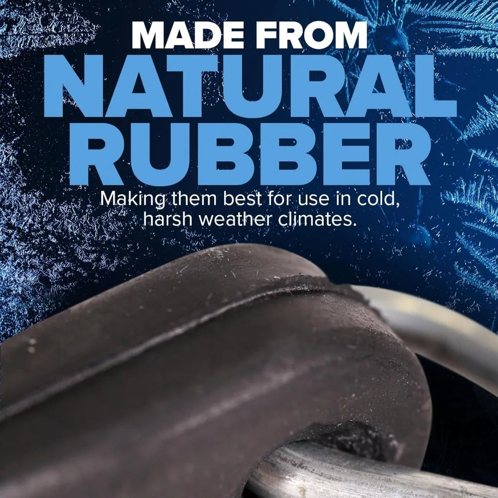 Free Delivery-21 Inch Rubber Bungee Cords with S-Hooks (50 Pack), 32 Inch Stretch, Rubber Tarp Straps with Hooks for Flatbed