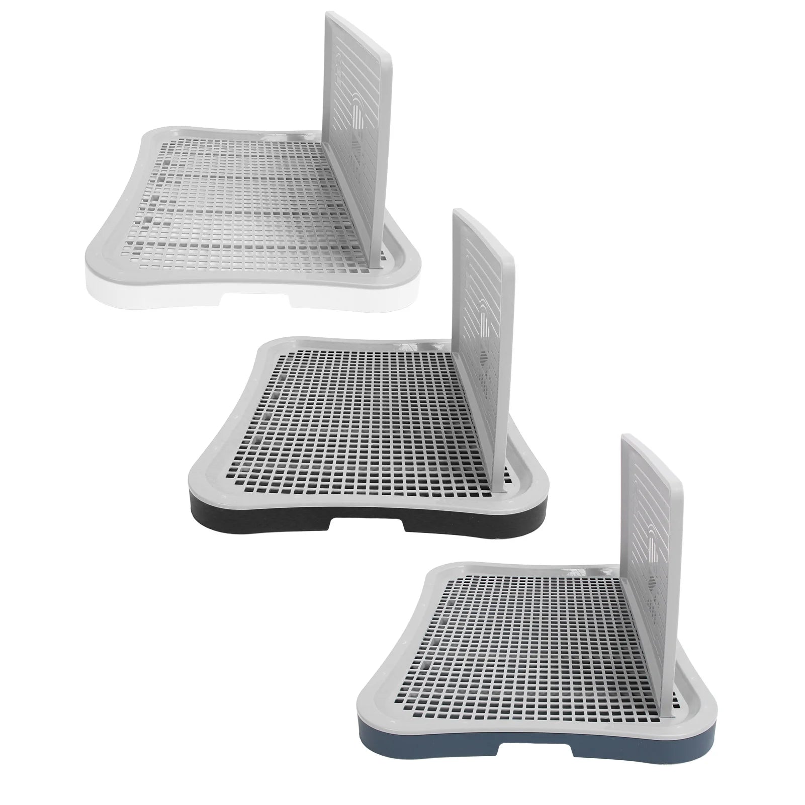 Dog Training Toilet with Wall Column Removable Portable Puppy Mesh Training Potty for Large Small Medium Pets Dog Potty Tray