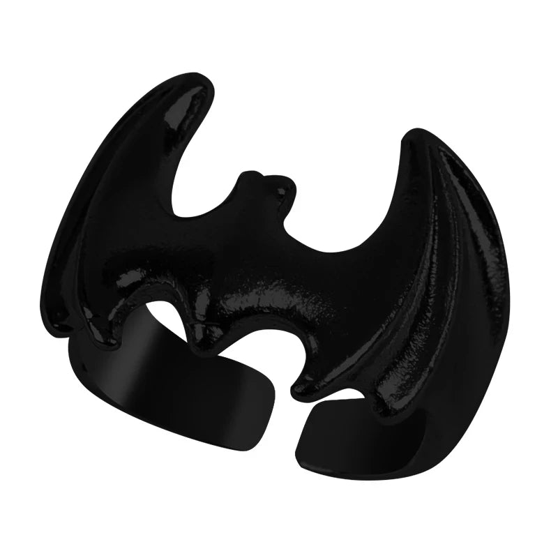 Punk Alien Ring Alloy Men's and Women's Jewelry Halloween Party Birthday Gift Fashion Decoration Finger Accessories 2024 trend