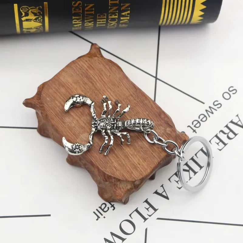 Scorpion Keychain Retro Punk Style Pendant Exquisite And Cool Jewelry Accessories Fashionable Halloween Christmas Party Gift