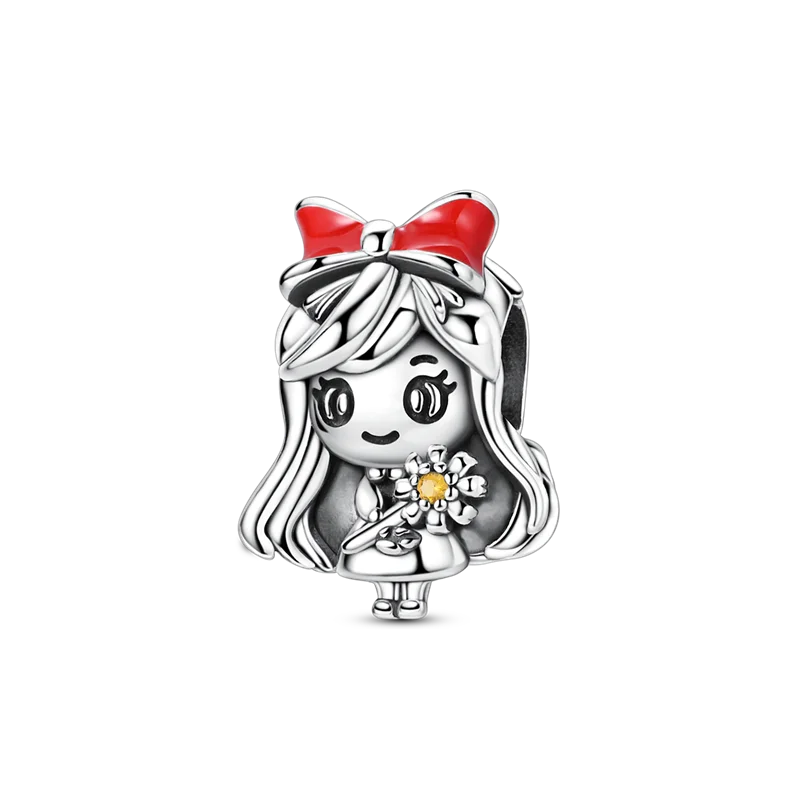 Original Charms Bead 925 Sterling Silver Inlaid Zirconium Bowknot Love Heart Balloon Pendants Fit Bracelet DIY Jewelry Marking