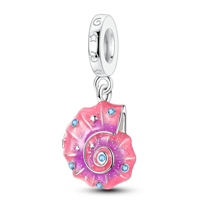 Ocean Trendy 925 Silver Dolphin Crab Boat Beach Charms Beads Fit 3mm Original Bracelets DIY Thoughtful Fine Jewelry Making Gifts