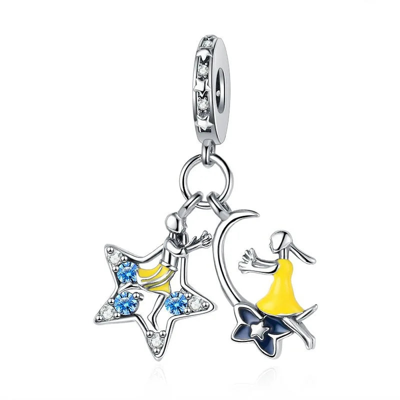 Valentine's Day Charm An Arrow Pierces The Heart Pendant Forever Love Bead Fit Original Bracelet DIY Accessories Jewelry Gift