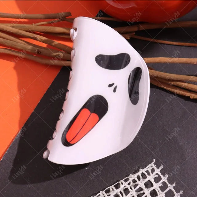 HANGZHI Dark Dragonfly Bat Spider Web Hair Clips Horror Exaggerates Halloween Hair Accessories for Women Kid New Funny Hairpin