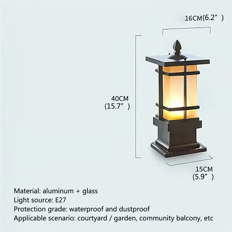 GISELLE Contemporary Outdoor Lawn Lamp LED Electric Waterproof Villa Garden Courtyard District Residential Quarters Lawn Lamp ﻿