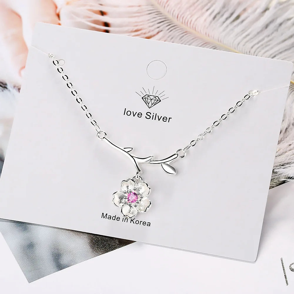925 Sterling Silver AAA Zircon Necklace Chain High Quality Fashion Jewelry For Women Men Wedding Birthday Party Gift