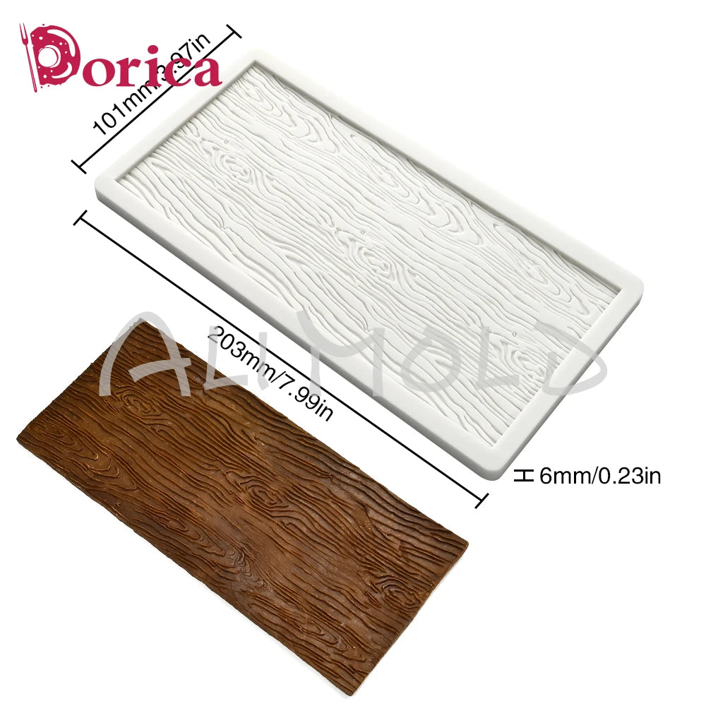 Bark Veins Design Silicone Mold Chocolate Fondant Mould DIY Resin Clay Model Cake Decorating Tools Kitchen Bakeware Accessories