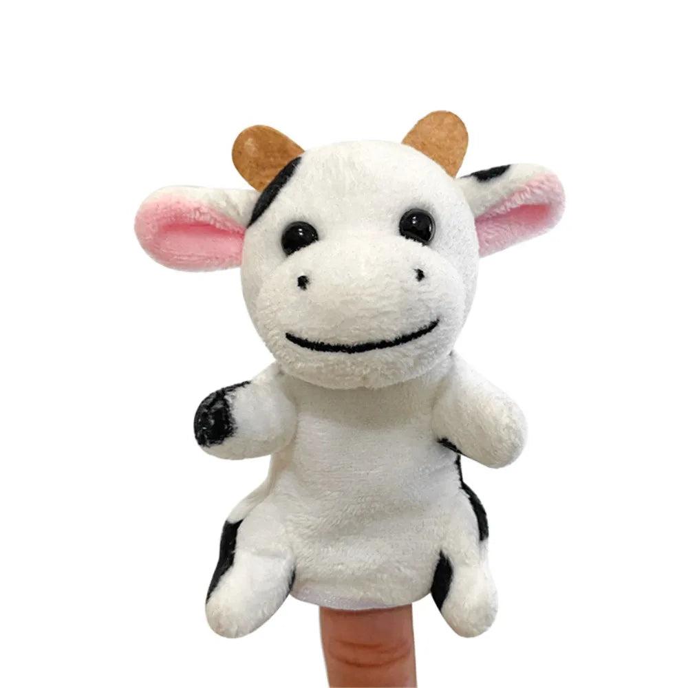 Plush Animals Finger Puppet Toys Role Play Educational Kids Animal Hand Puppet Soft Tell Story Interactive Toys Children Gift