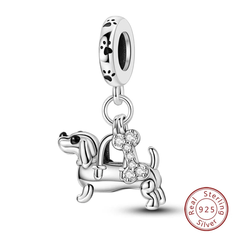 925 Silver Fashion Camera Coffee Cup Flower Charms Beads Fit Qikaola 925 Original Bracelet DIY Birthday Jewelry Making For Women