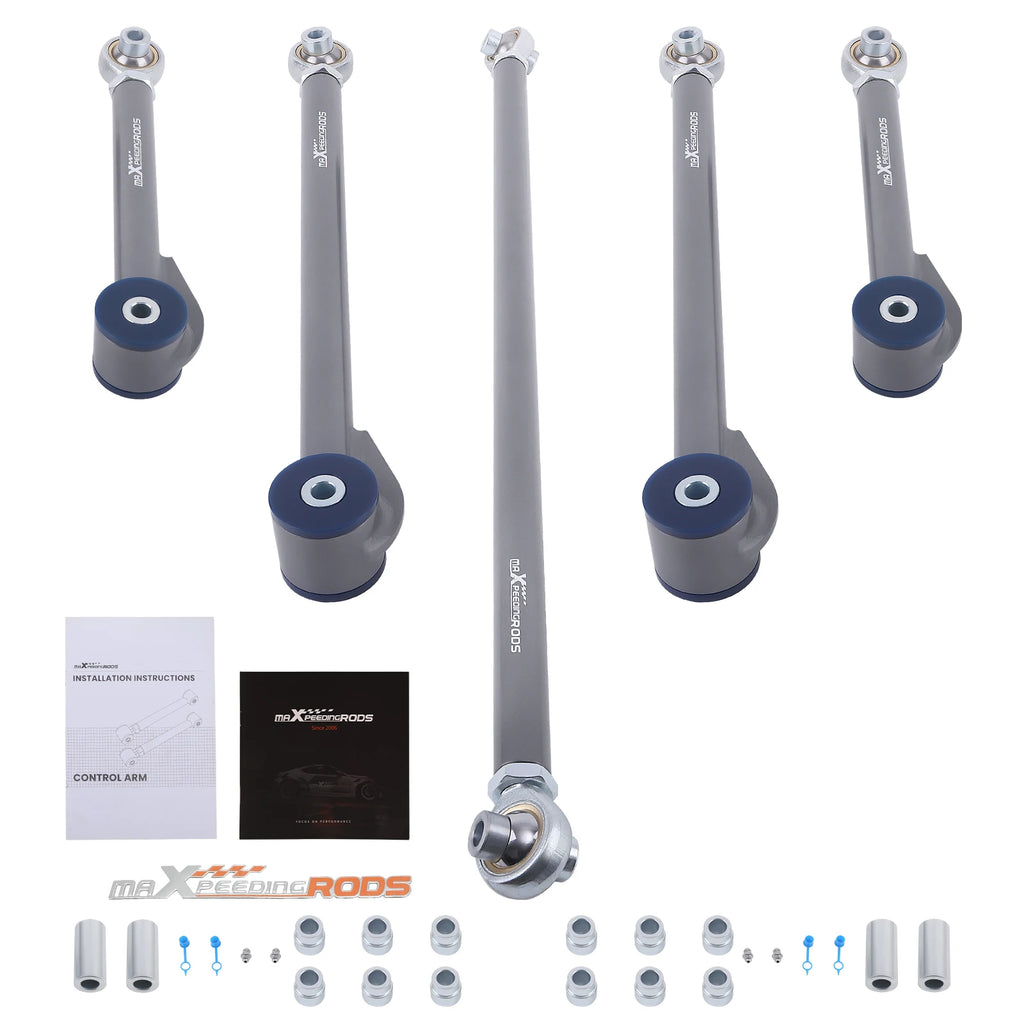 Rear Upper & Lower Control Arms + Track Bar Leveling Kit for Toyota 4-Runner 02