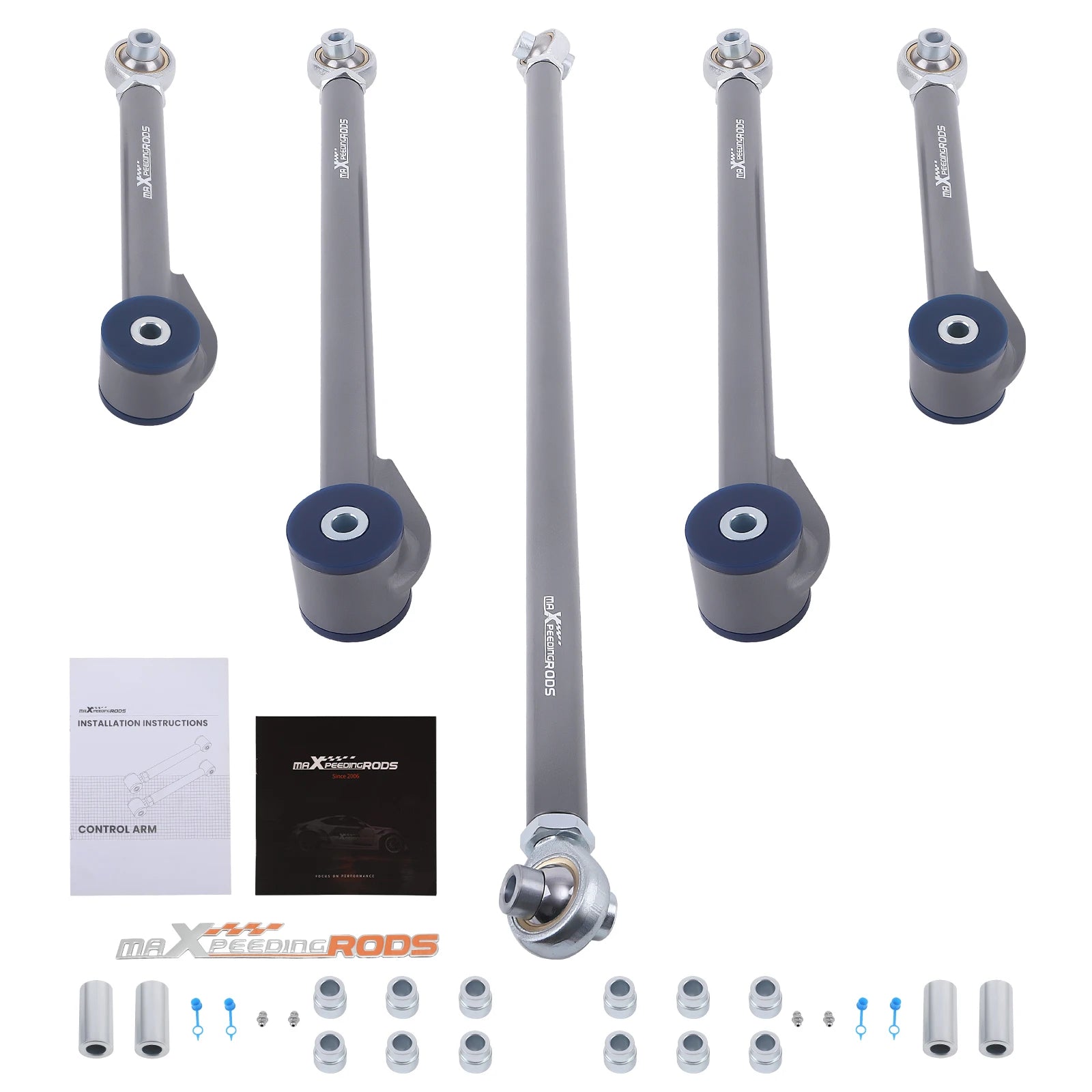 Rear Upper & Lower Control Arms + Track Bar Leveling Kit for Toyota 4-Runner 02