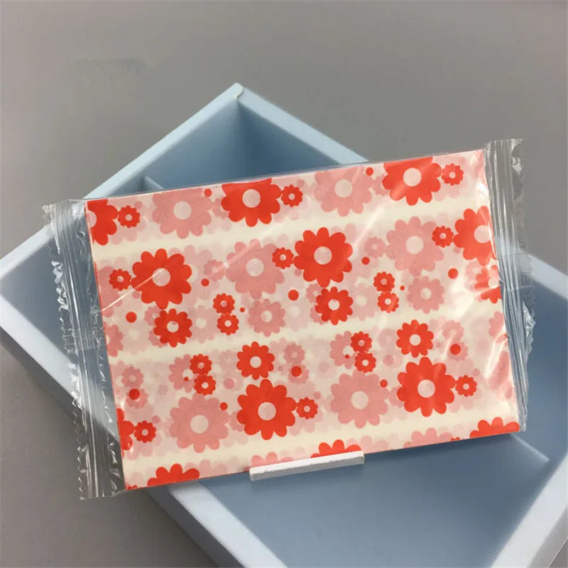 100Pcs DIY Handmade Nougat Candy Packaging Oil Paper Milk  Taffy Wrapper New Year Xmas Party Decor