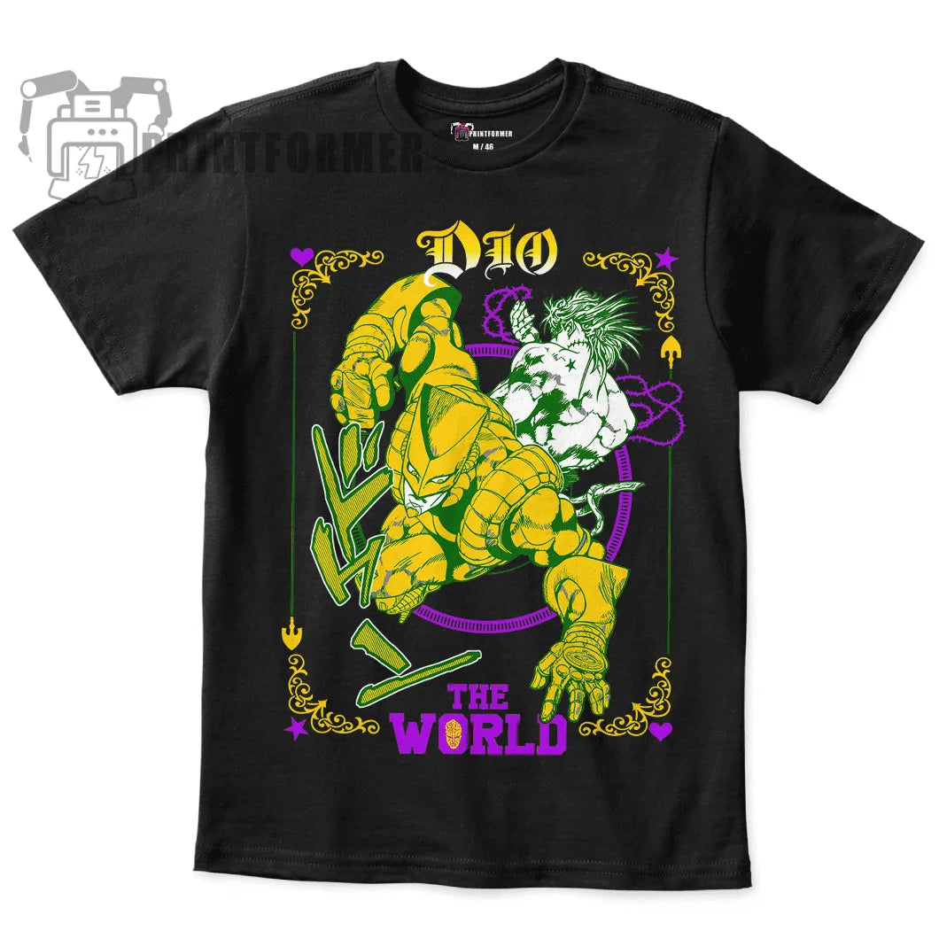 Unisex T-shirt JoJo / JoJo Dio The World / Dio World