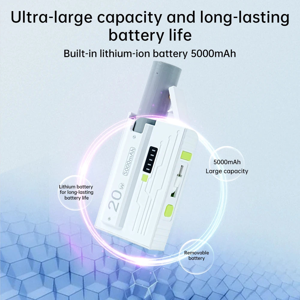 1*21700 Battery Box DIY Kit Battery Charger Case DIY Power Bank Box 20W Fast Charging For Phone Charging Not Including Batteries