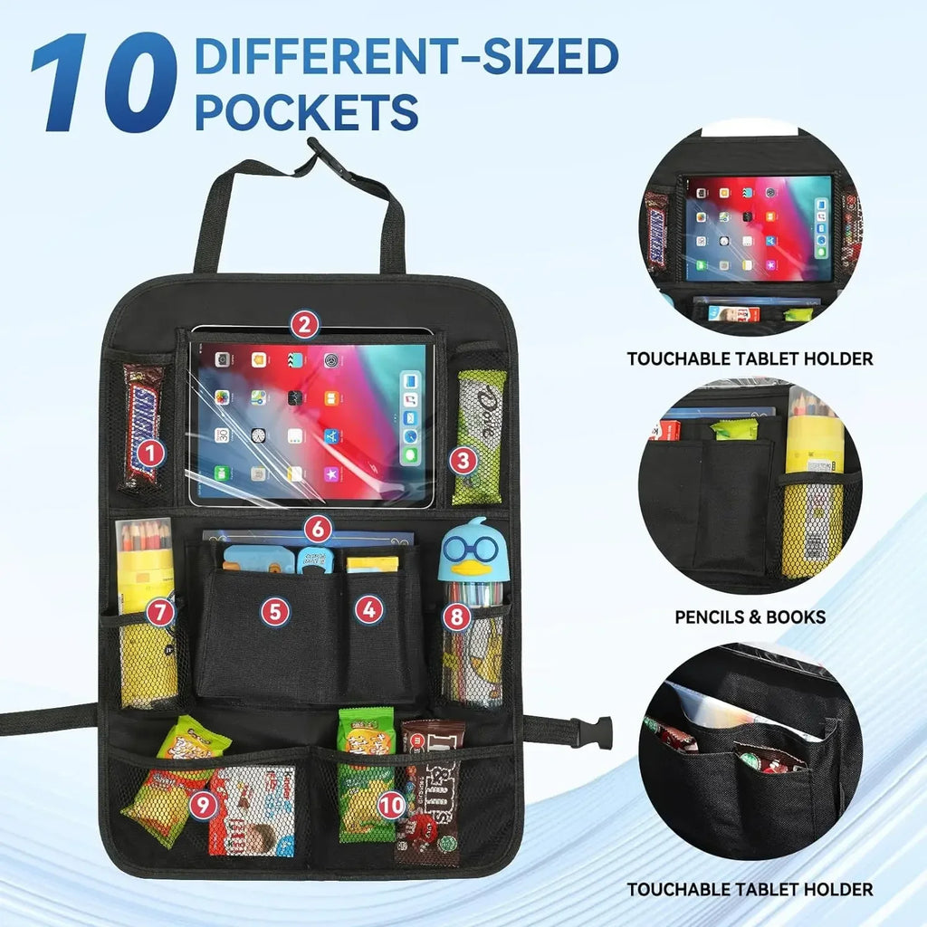 Storage Bag Large Capacity Classified Storage Portable and Practical Vehicle Mounted Multifunctional Car Seat Back Sorage Bag