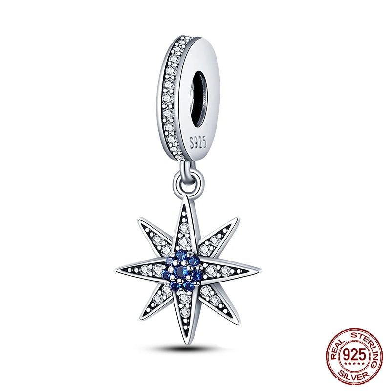 Fit Qikaola 925 Original Bracelet Fashion Bee Astronaut Eiffel Tower 925 Silver Charms Beads Fine DIY Birthday Jewelry For Women