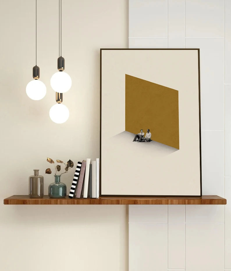 Classic Simple Abstract Retro Tv Show Movie Protagonist Excerpt Poster Canvas Paint Prints Art Picture Room Home Wall Decor Gift