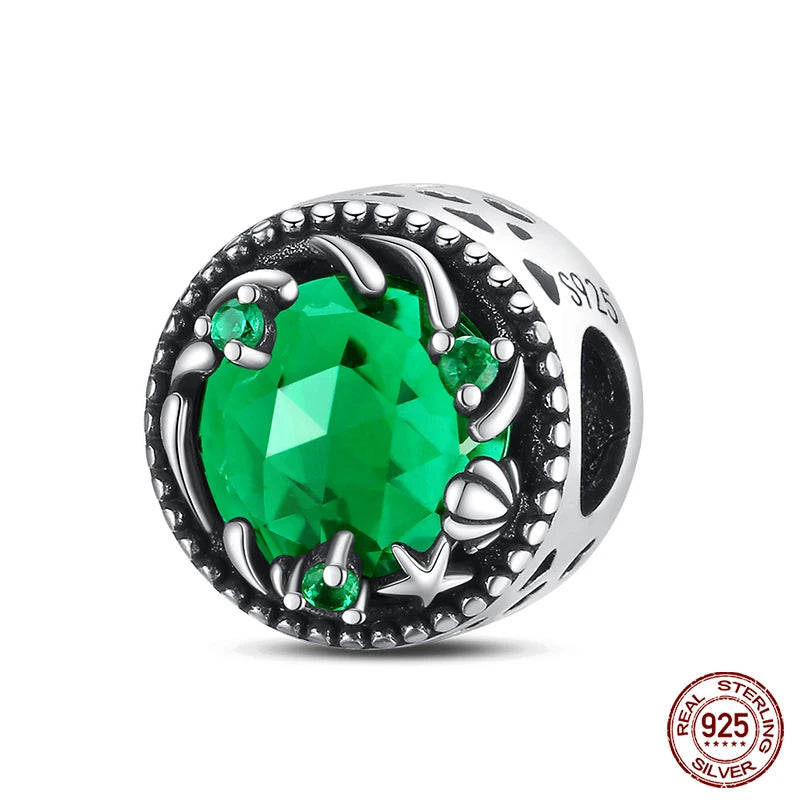 Original Ocean Series Fit 3mm Bracelet 100% Authentic 925 Sterling Silver Turtle Crab Mermaid Charm Beads DIY Jewelry Gift