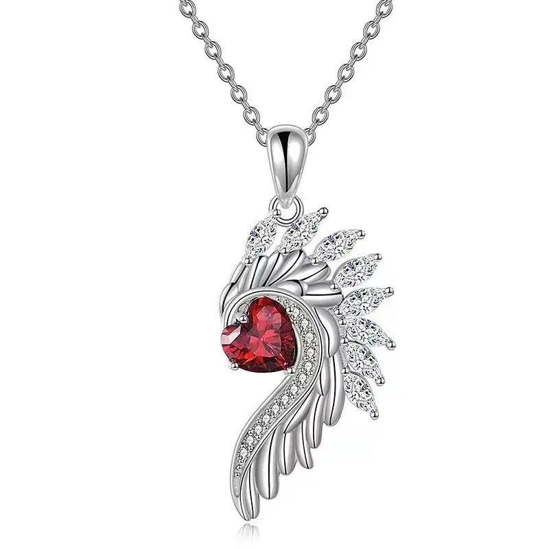Valentine's Day gift necklace, angel demon wings, niche design pendant