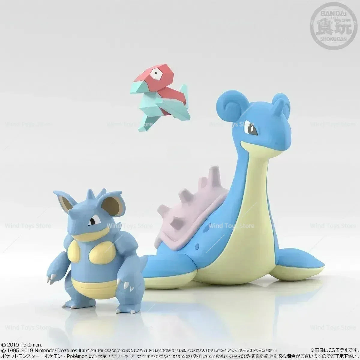 BANDAI ORIGINAL SHOKUGAN POKEMON SCALE WORLD SCALE WORLD REGION REGION REGION LIPRAS