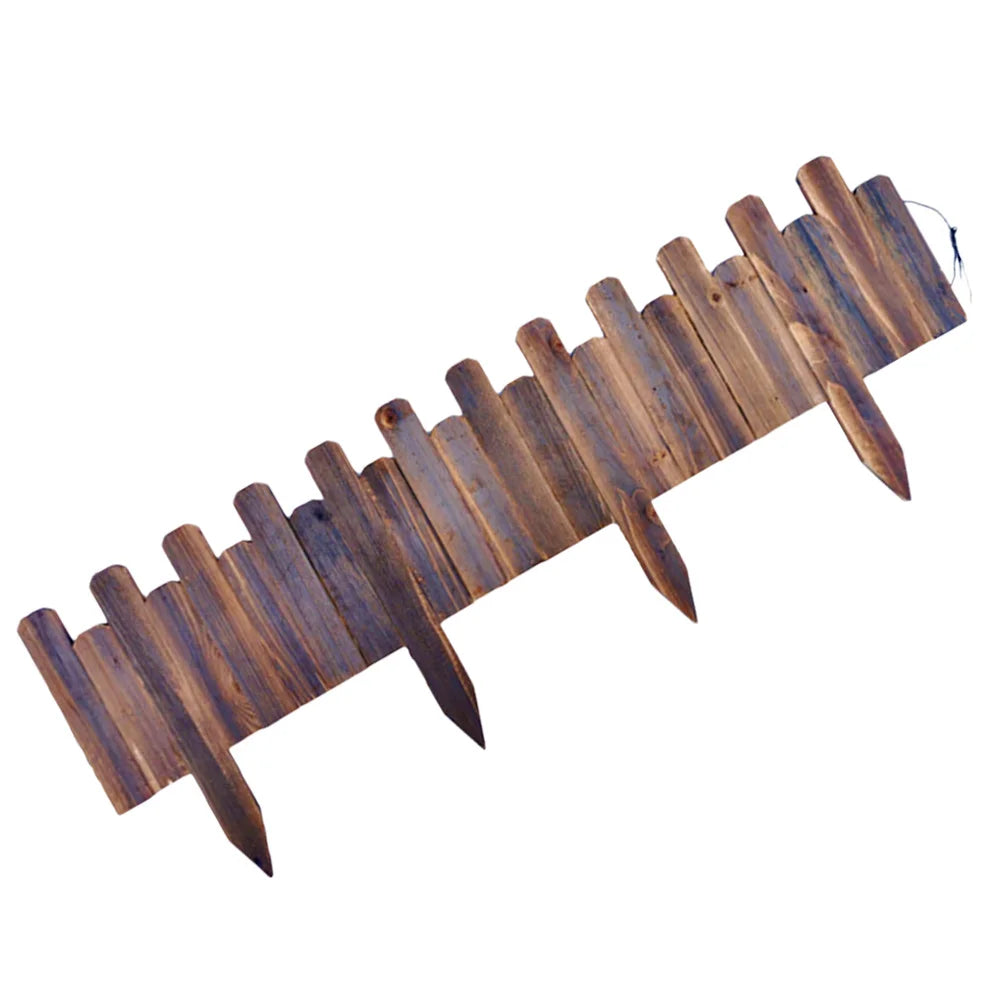 Vegetable Field Fence Edging for Garden Gardening Decorative Wood Landscape Courtyard Border Picket