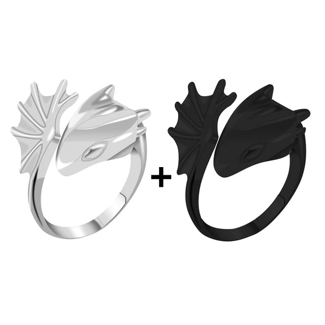 Punk Alien Ring Alloy Men's and Women's Jewelry Halloween Party Birthday Gift Fashion Decoration Finger Accessories 2024 trend