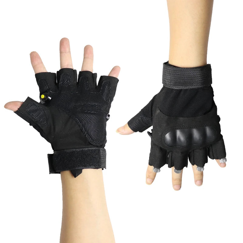 2 in 1 RGB Laser Gloves Include Green Red Blue Laser Flash Finger LED Robot Costume Bar Nightclub DJ Stage Laser Show Props
