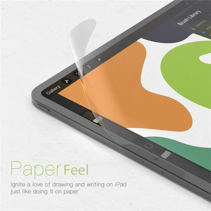 2Pcs Paper Feel Like Screen Protector for iPad 11th Generation 10th 9th 8th 7th 6th 5th 4th 3th 2th 11 A16 Film No Glass