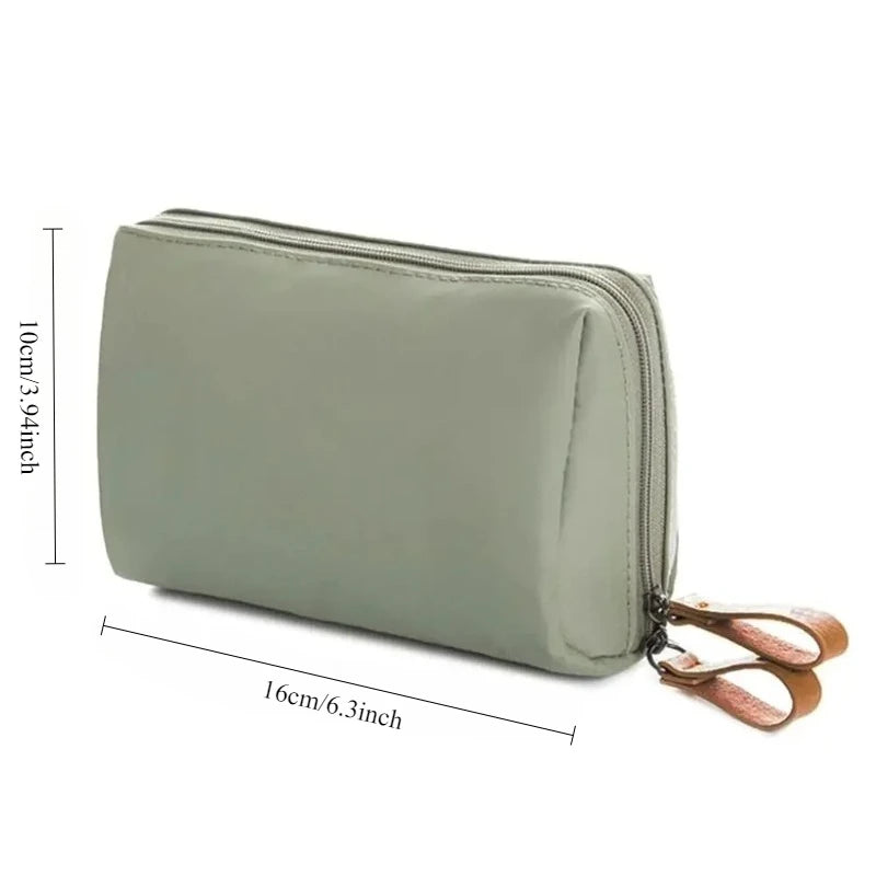 Portable Women Makeup Bag Cosmetic  Coin Pouch Storage Bag Mini Lipstick  Small  Toiletry  Organizer Case